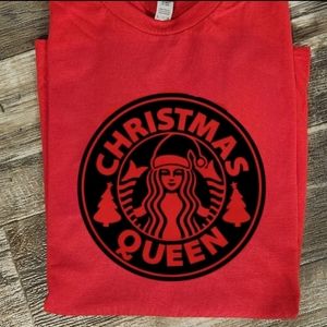 Christmas shirt coffee queen popular cute hoilday